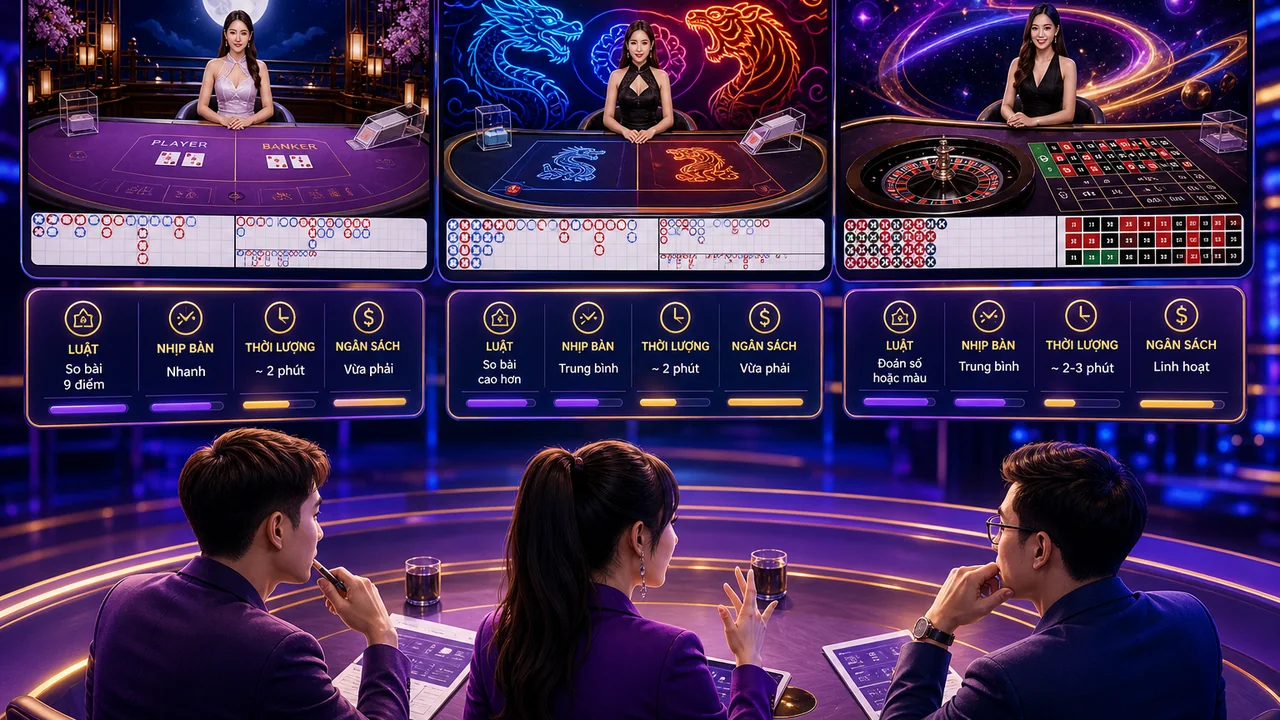 Chọn bàn dễ đọc: đánh giá phòng live casino fly88 cho người chơi ngân sách nhỏ